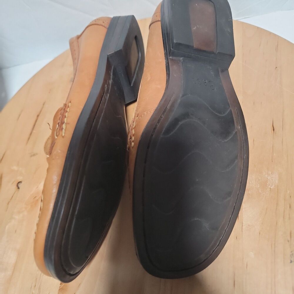 Bass Weejuns EVIE Penny Loafers Brown Leather Size 7 Womens Business - Picture 5 of 5
